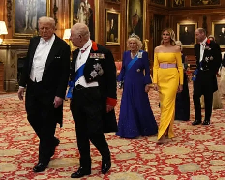 The Royal Family Deploy Grand Welcome Amid Protests; Kimmel Taken Off Air Over Kirk Comments